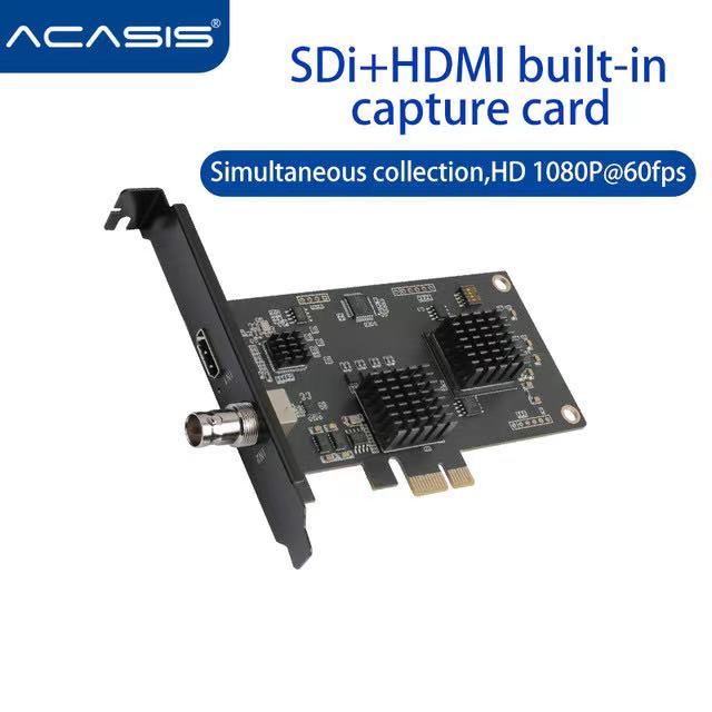 Acasis Dual Channel Sdi Hdmi Compatible Video Capture Card Hd Pcie Capture Card Switch Game Live Bro Acasis