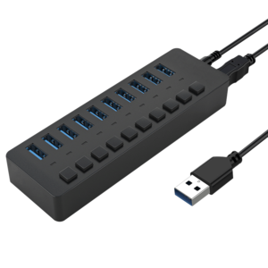 ACASIS 10口USB3.0分线器ABS塑料面板